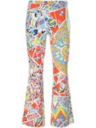 Emilio Pucci Stained Glass Print Trousers