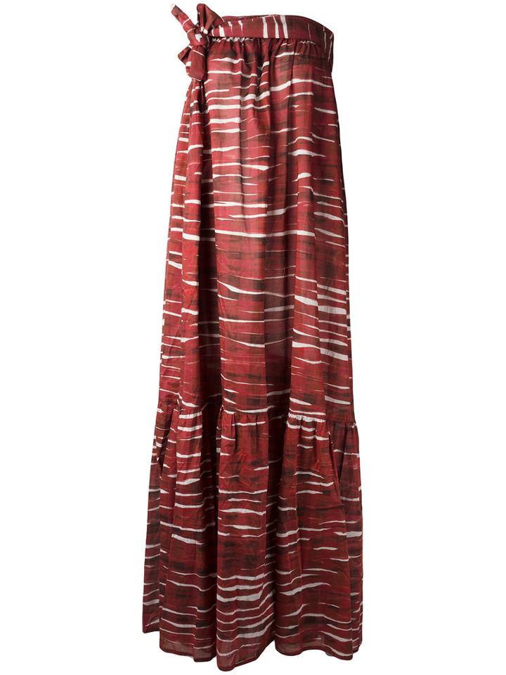 Humanoid - 'wizz' Strapless Dress - Women - Cotton - S, Women's, Red, Cotton