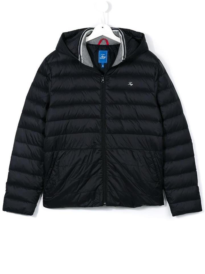 Fay Kids Hooded Padded Jacket, Boy's, Size: 14 Yrs, Blue