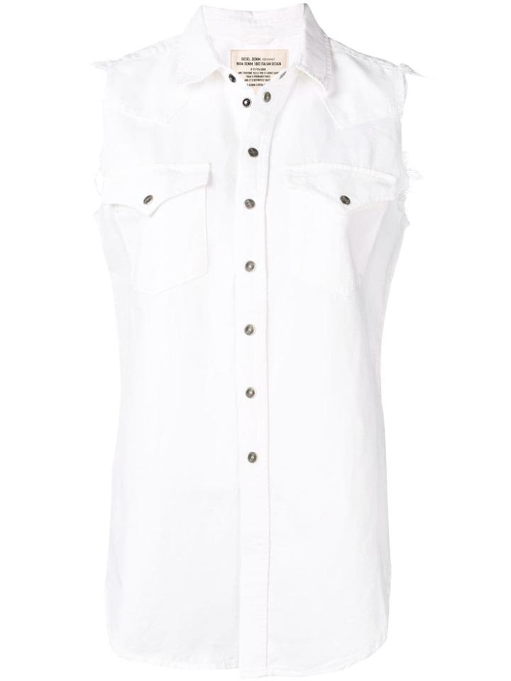 Diesel De-lolly Denim Shirt - White
