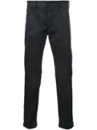 Bedwin & The Heartbreakers Slim Fit Trousers, Men's, Size: 1, Black, Polyester/polyurethane/cotton