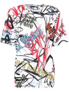 Love Moschino Graffiti Short-sleeve T-shirt - White