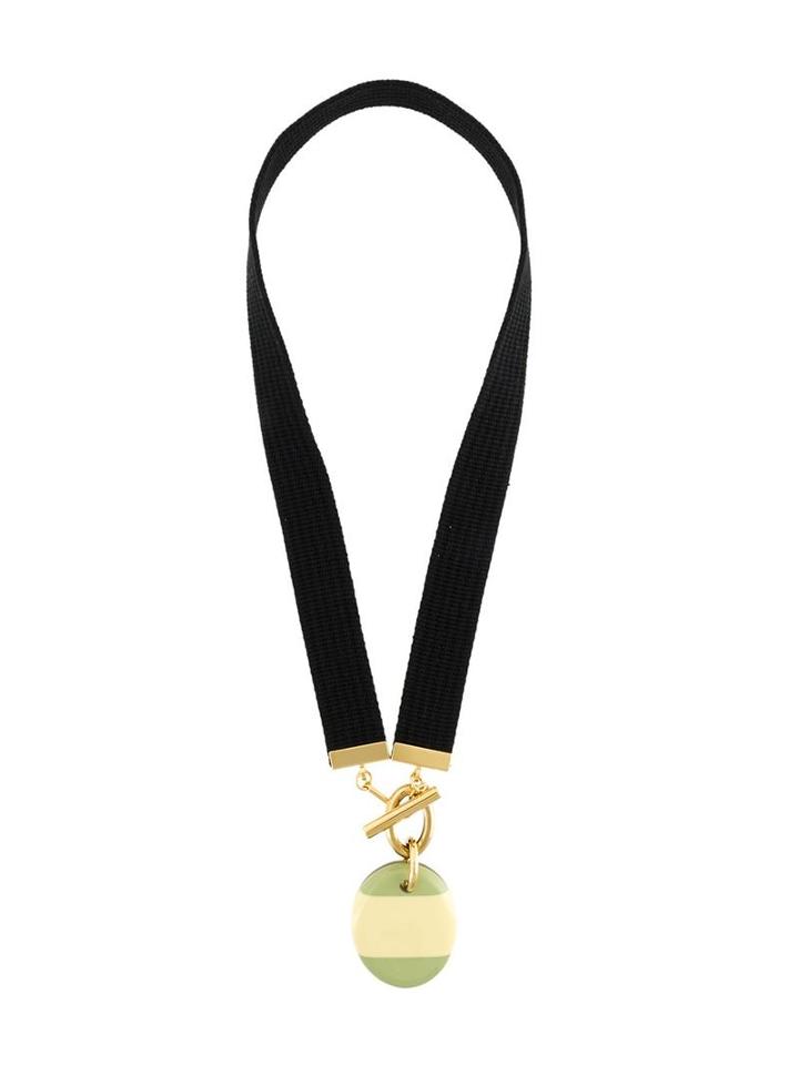 Marni Resin Pendant Necklace, Women's, Black