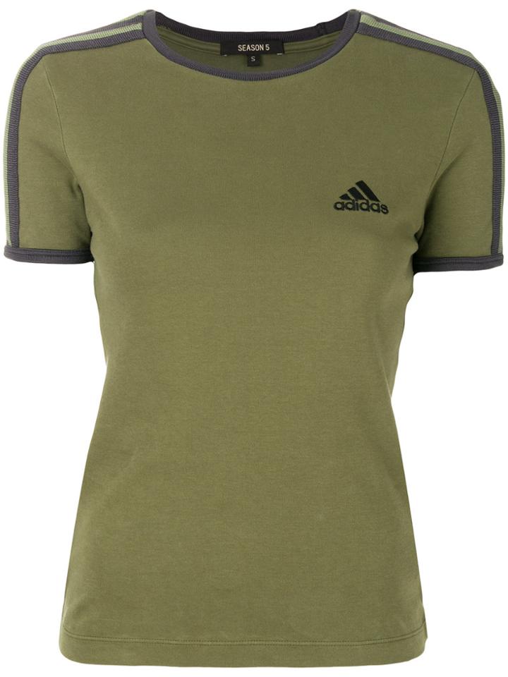 Adidas Yeezy Logo Patch T-shirt - Green