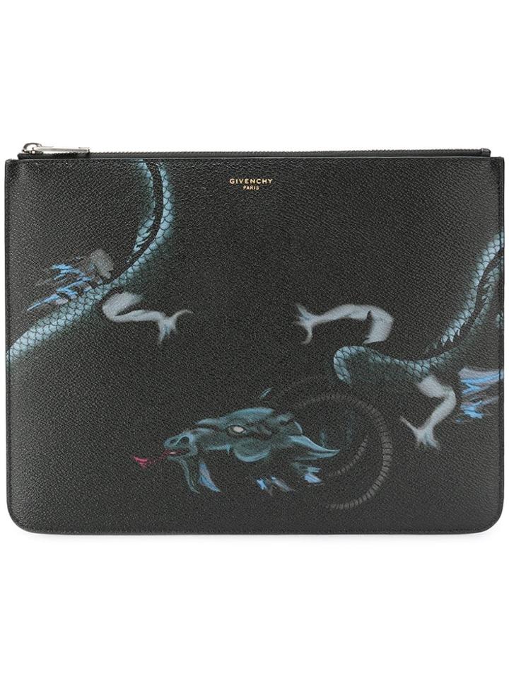 Givenchy Capricorn Dragon Pouch - Black