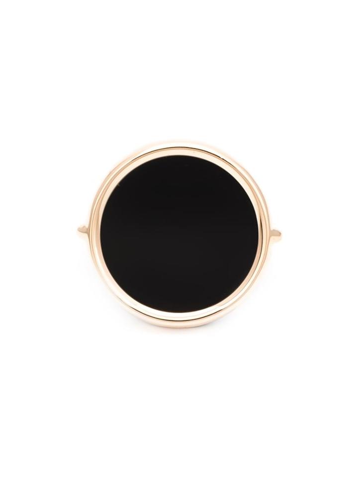 Ginette Ny Black Stone Ring