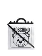 Moschino Teddy Bear Logo Tote - White