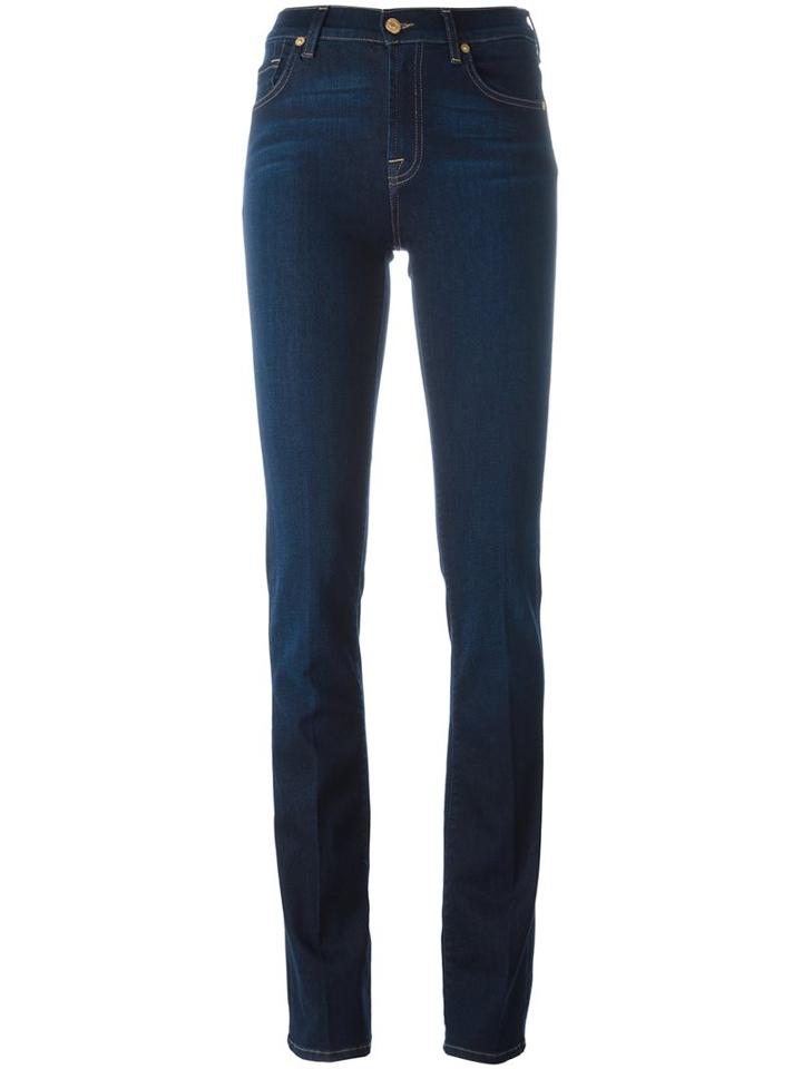 7 For All Mankind 'kimmie' Bootcut Jeans, Women's, Size: 31, Blue, Polyester/lyocell/spandex/elastane/cotton