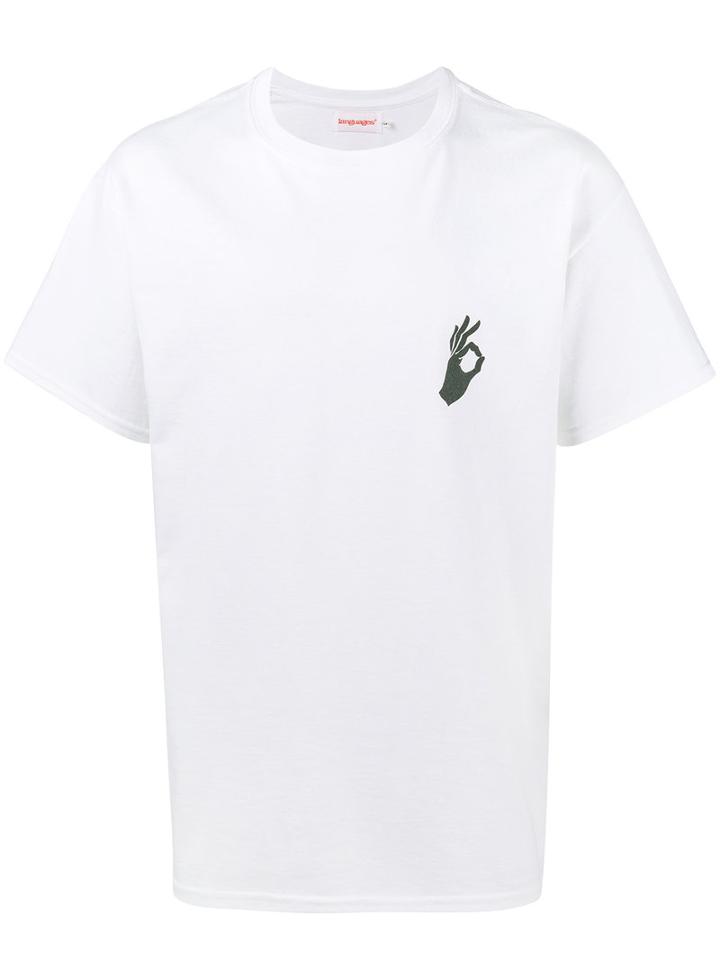 Languages - Better Days Print T-shirt - Men - Cotton - L, White, Cotton