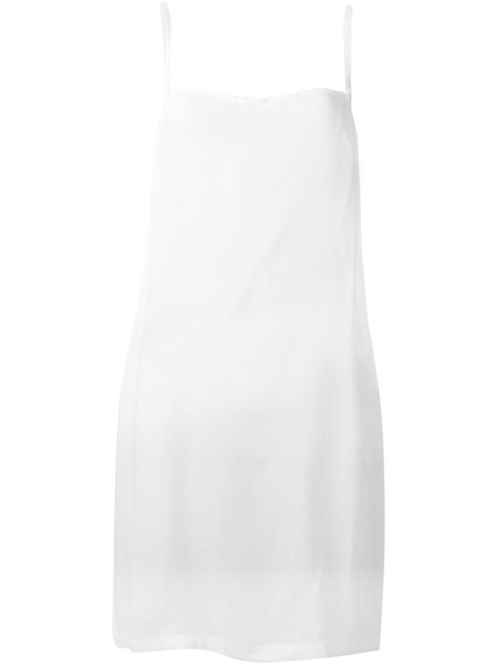 Ann Demeulemeester Open Back Long Cami Top, Women's, Size: 38, White, Rayon/silk