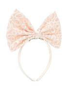 Hucklebones London - Giant Bow Hairband - Kids - Polyester - One Size, Nude/neutrals