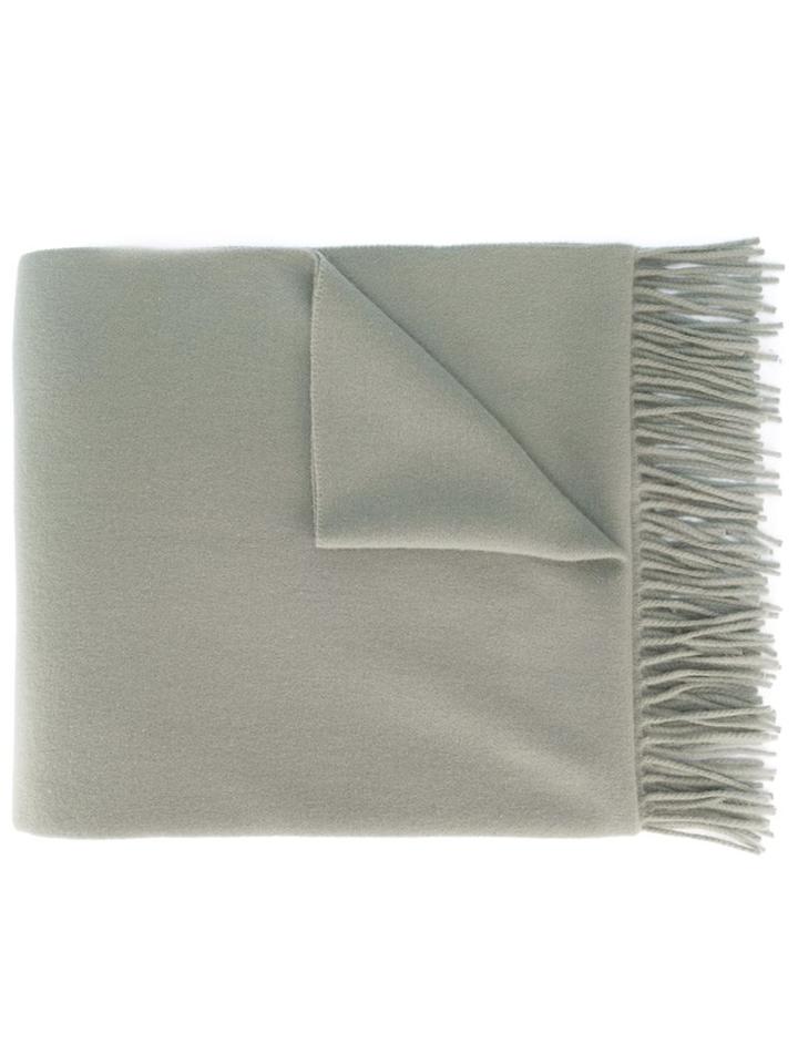 Maison Kitsuné Embroidered Logo Scarf