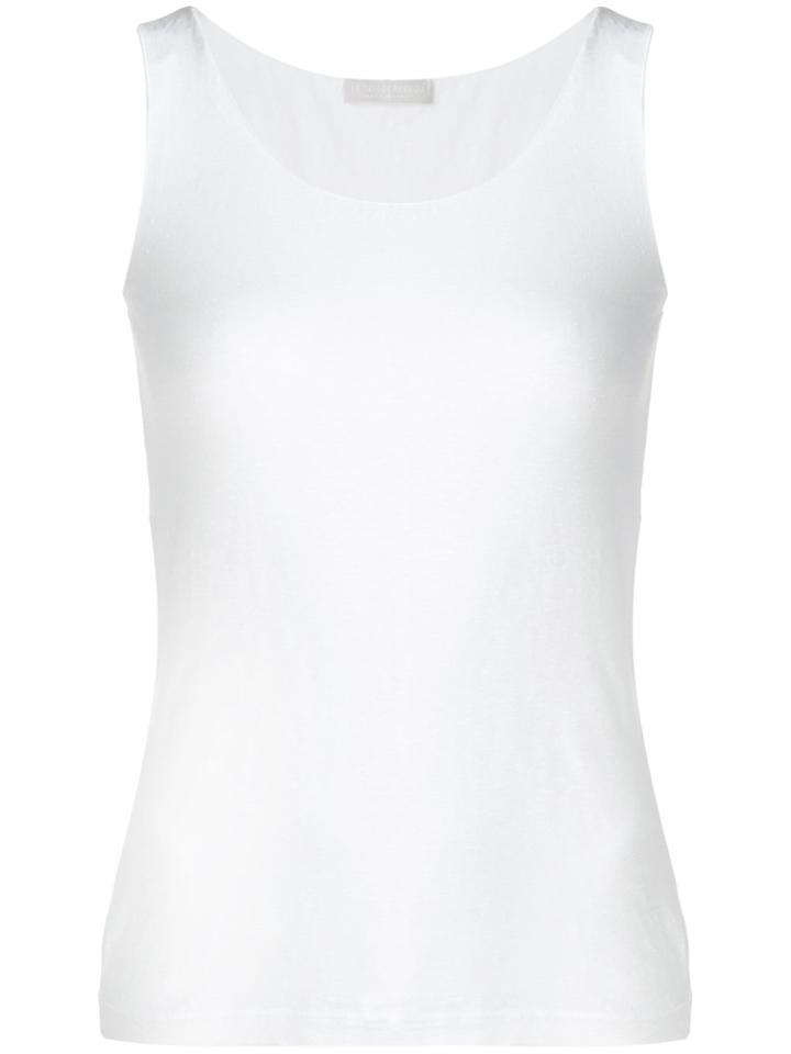 Le Tricot Perugia Round-neck Tank - White