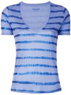 Zadig & Voltaire Glitter Stripped T-shirt - Pink & Purple