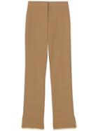 Burberry Ring Pierced Tailored Trousers - Neutrals