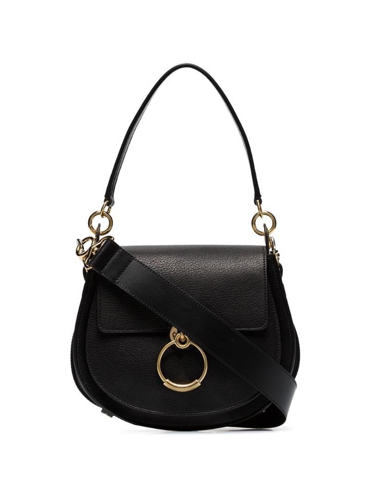 Chloé Tess Shoulder Bag - Black