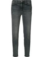 Current/elliott Super Skinny Cropped Jeans, Women's, Size: 29, Grey, Cotton/spandex/elastane