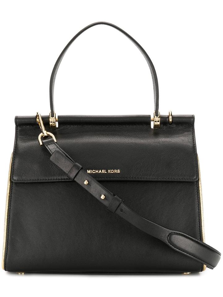 Michael Michael Kors Jasmine Satchel - Black