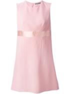 Alexander Mcqueen A-line Dress, Women's, Size: 44, Pink/purple, Silk/acetate/rayon