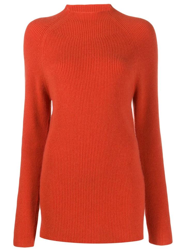 Joseph Ribbed Knit Jumper - Orange
