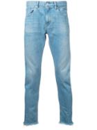 Raw Hem Cropped Jeans - Men - Cotton - Xl, Blue, Cotton, Monkey Time