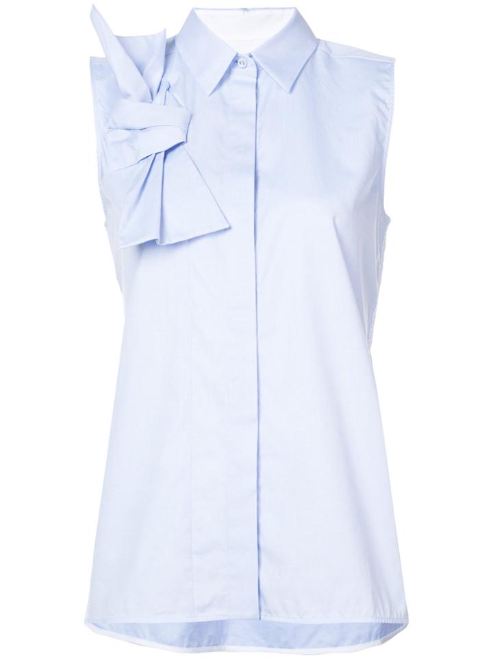 Victoria Victoria Beckham Front Bow Top - Blue