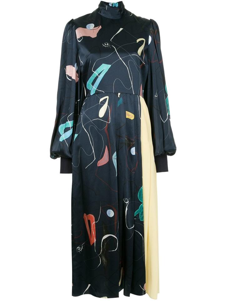 Roksanda Ayve Printed Dress - Blue