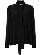 Stella Mccartney Pussy-bow Blouse - Black