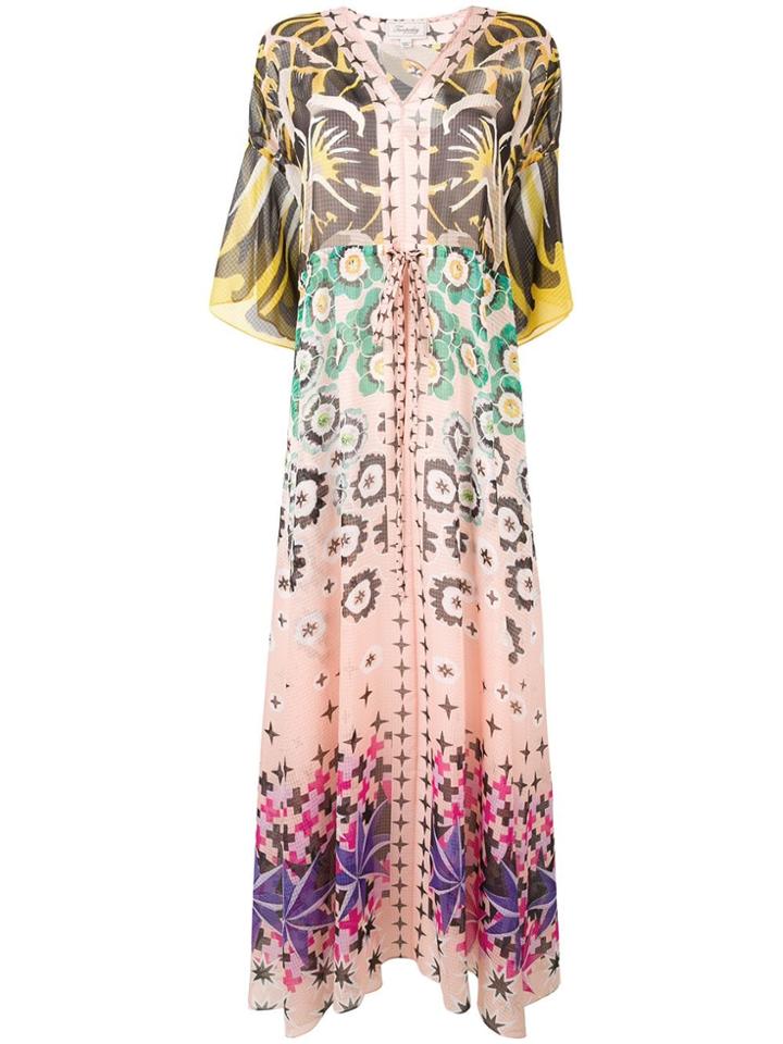 Temperley London Beaumont Claudette Kaftan Dress - Pink