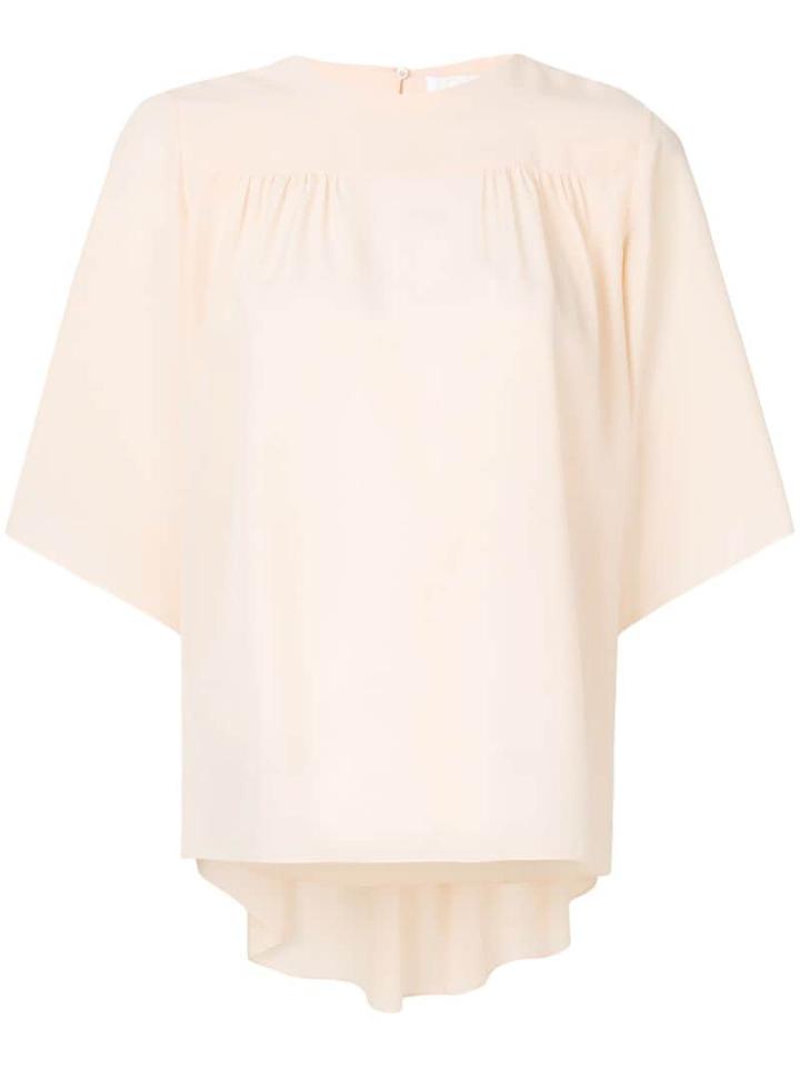 Chloé Waterfall Back T-shirt - Pink