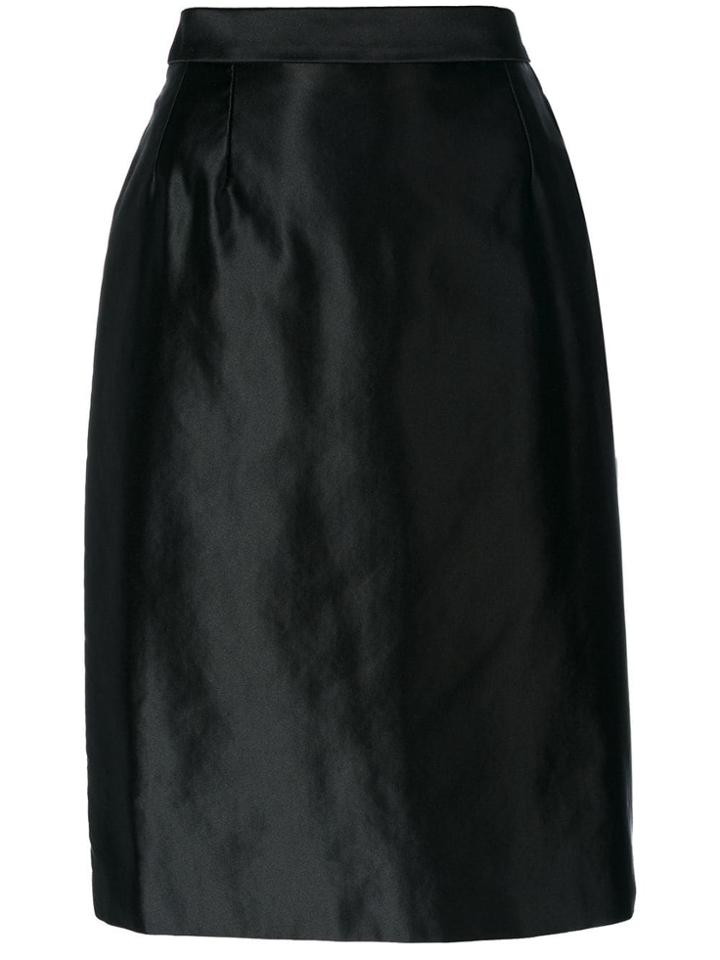 Yves Saint Laurent Pre-owned Pencil Skirt - Black