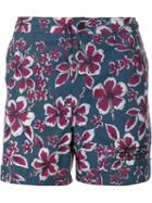 Valentino Hibiscus Print Swimming Shorts