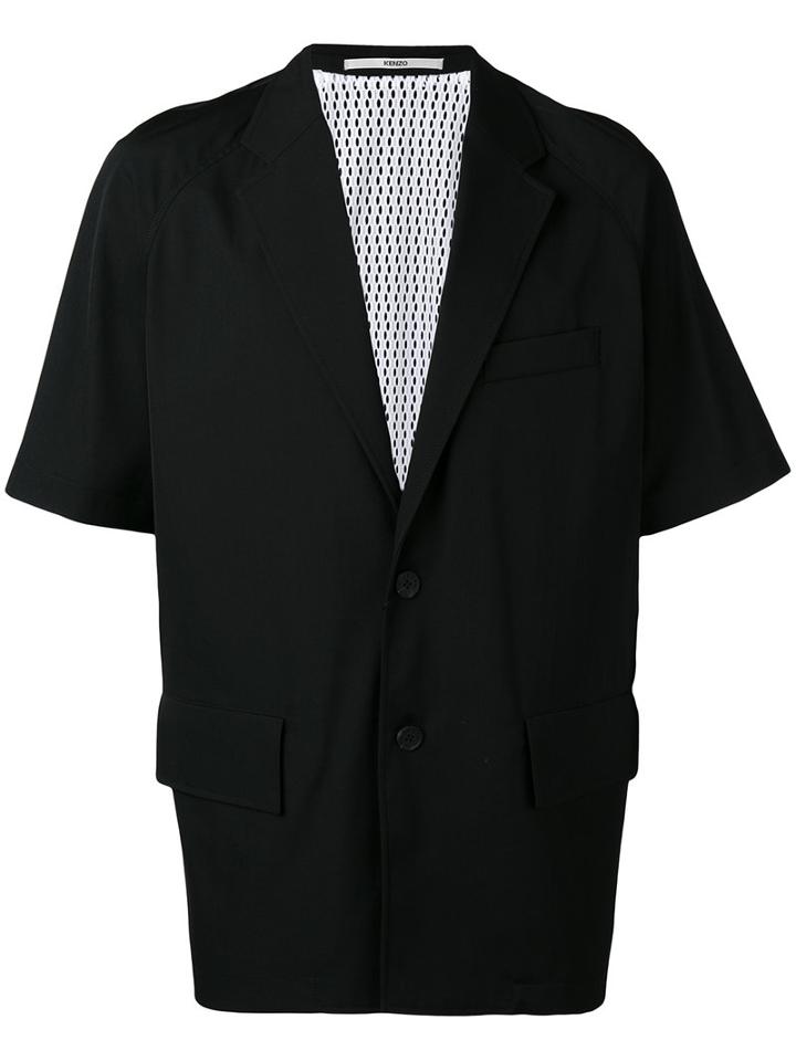 Kenzo - Deconstructed Jacket - Men - Cotton/polyamide/polyester/virgin Wool - 50, Black, Cotton/polyamide/polyester/virgin Wool