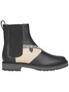 Fendi Studded Chelsea Boots - Black
