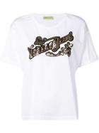 Versace Jeans Mesh Logo T-shirt - White