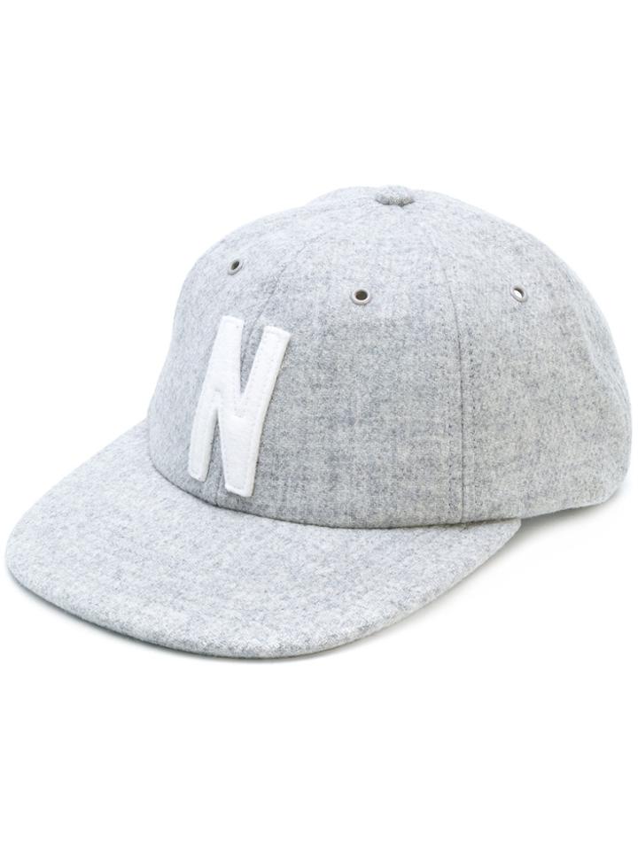 Norse Projects Patch Appliqué Cap - Grey