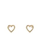 Aurelie Bidermann Heart Earrings, Women's, Metallic