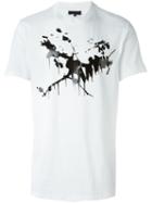 Lanvin Printed T-shirt, Men's, Size: M, White, Cotton