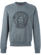 Versace 'versace Gym' Sweatshirt - Grey