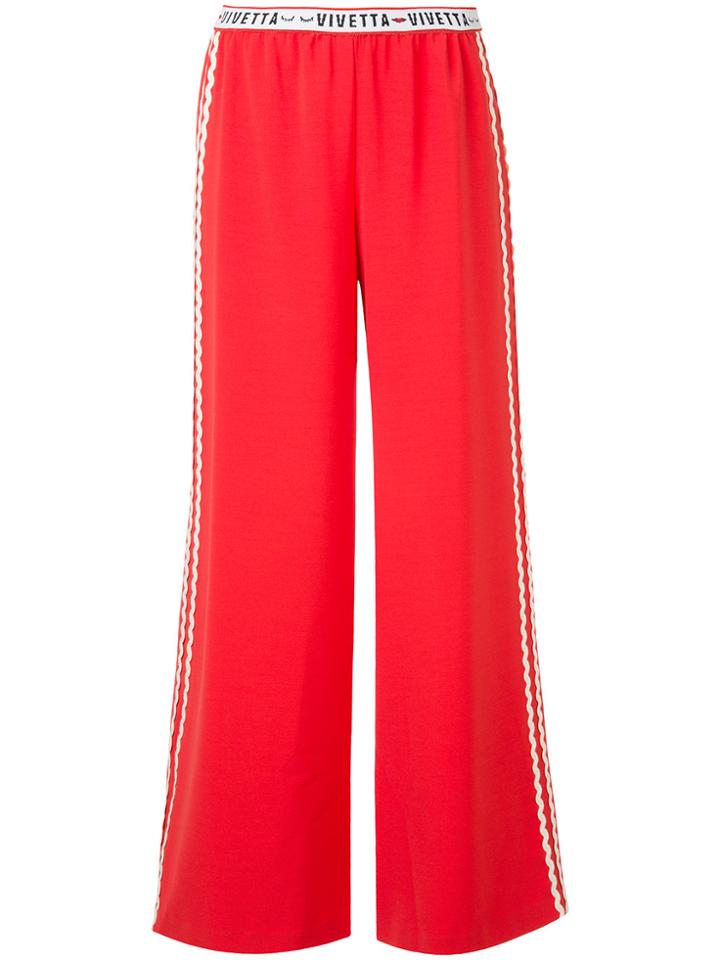Vivetta Wide-leg Trousers - Red