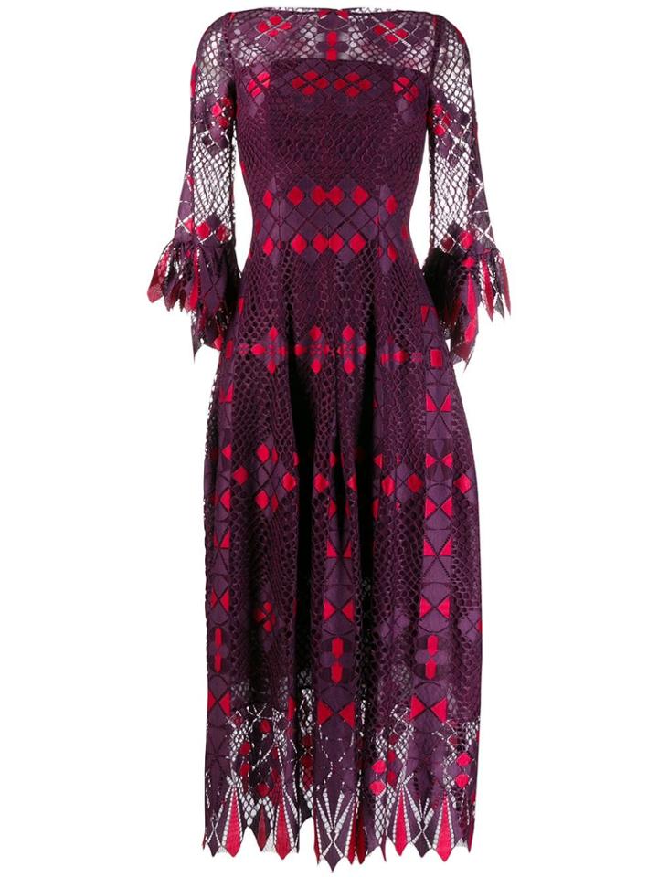 Talbot Runhof Rotterdam Dress - Purple