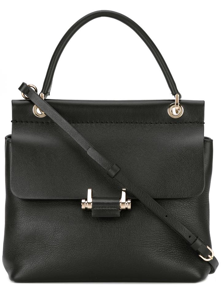 Lanvin - Shoulder Bag - Women - Calf Leather - One Size, Black, Calf Leather