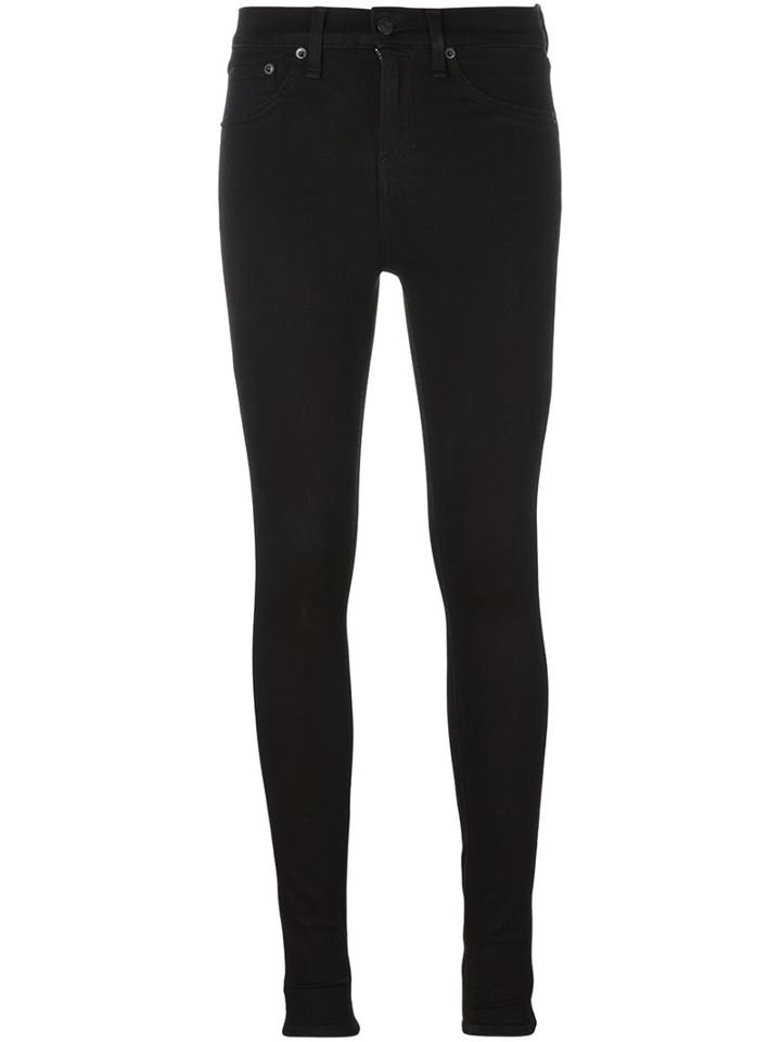 Rag & Bone /jean Stretch Super Skinny Jeans, Women's, Size: 29, Black, Modal/cotton/polyester/spandex/elastane