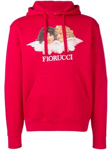 Fiorucci Vintage Angels Hoodie - Red