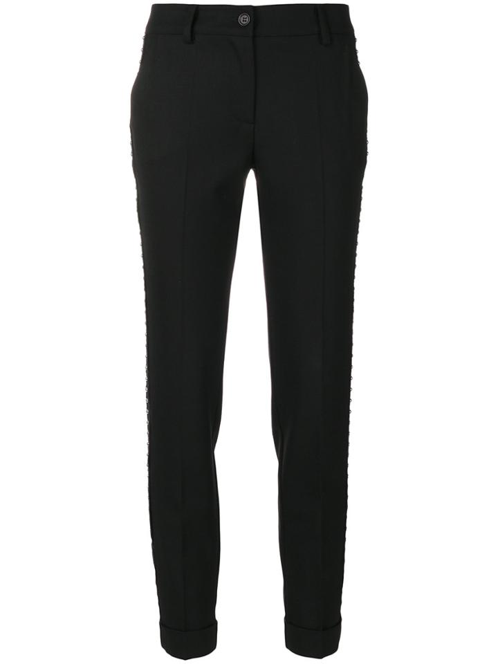 P.a.r.o.s.h. Slim Fit Stud Trousers - Black