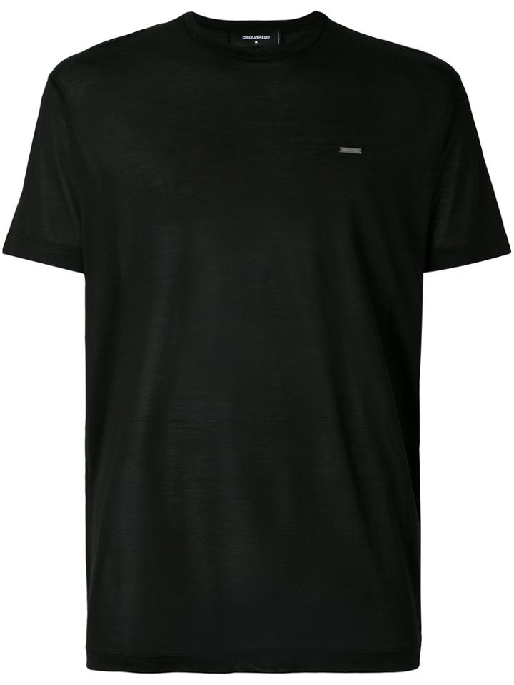 Dsquared2 Logo Plaque T-shirt - Black