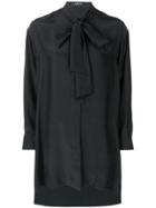 Barbara Bui Bow Tie Shirt Dress - Black
