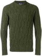 Drumohr Cable Knit Sweater - Green