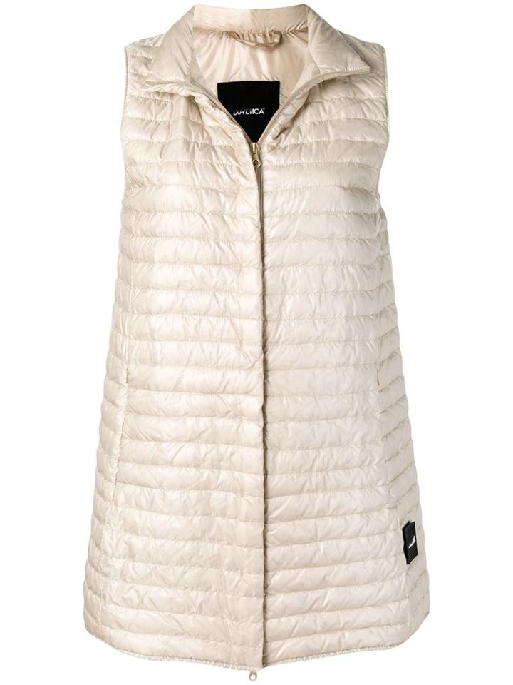 Duvetica Longline Padded Gilet - Neutrals