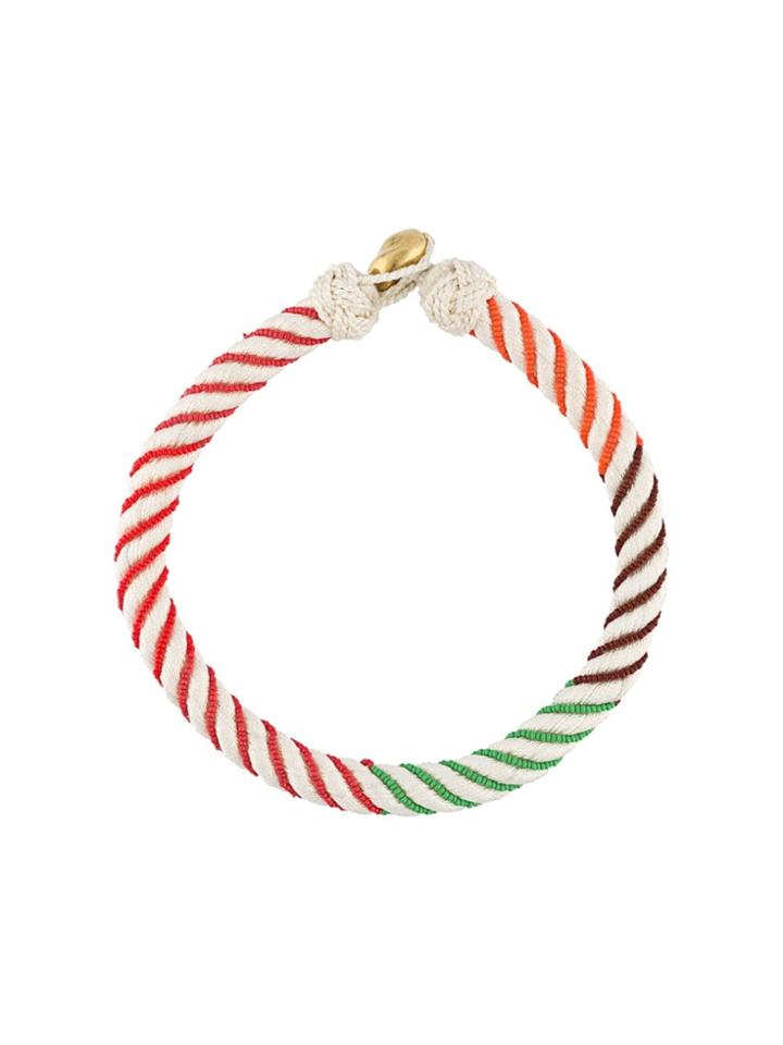 Aurelie Bidermann 'maya' Beaded Necklace - White